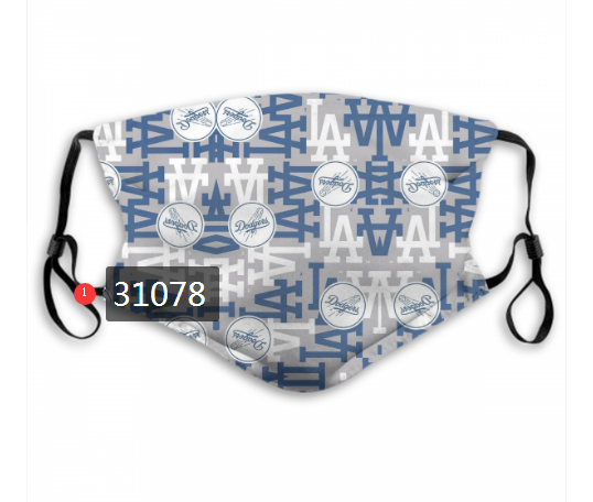 2020 Los Angeles Dodgers Dust mask with filter 4